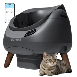 Open-X Automatic Litter Box 5G & 2.4G WiFi, Self Cleaning Cat Litter Box for Single-Cat Household, Health Monitor,, Customized