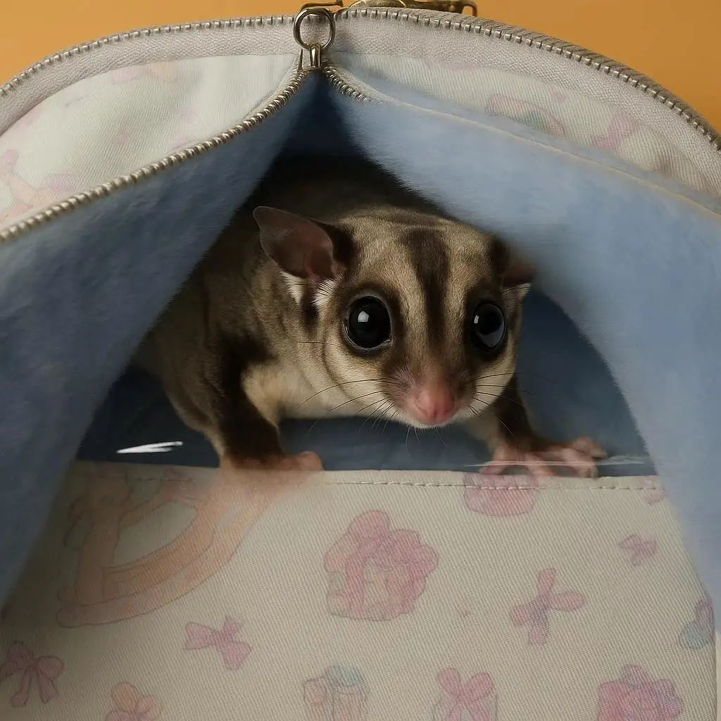 Winter Multi functional Small pet hamster sugar Glider Gerbil reptile carrier Warm hand bag easy taking Nest Cage with window