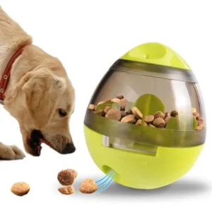 1 Pcs Funny Tumbler Pet Food Ball Dog Food Leaking Device Interactive Toys Color Random