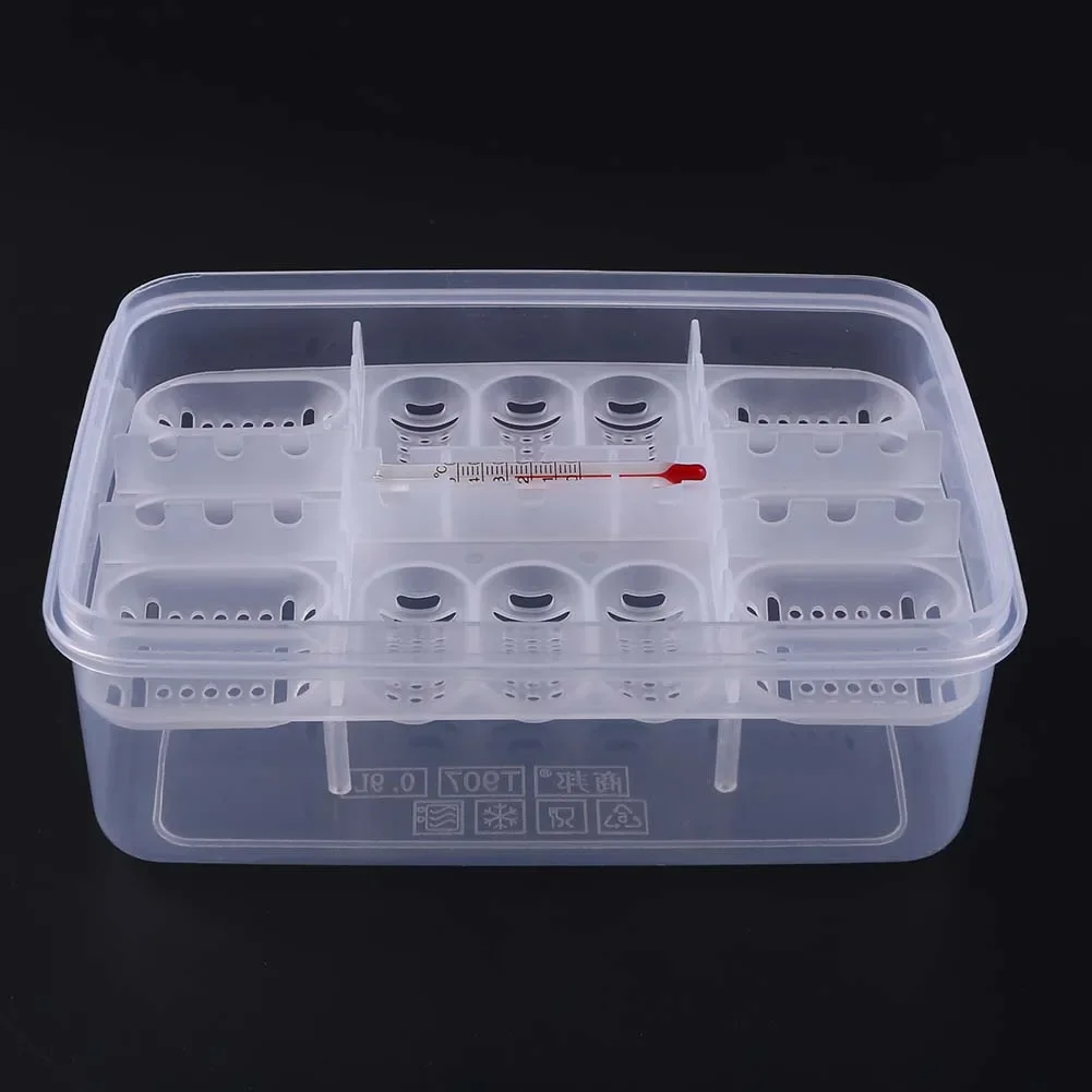 16 Grids Reptiles Egg Incubator Tray Lizard Snake Eggs Hatcher Plastic Case Box - Image 6