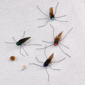 2pcs/3pcs Mix Simulated Mosquito Feather Cat Toy Replacement Accessories Funny Cat Stick Teaser Pet Toy