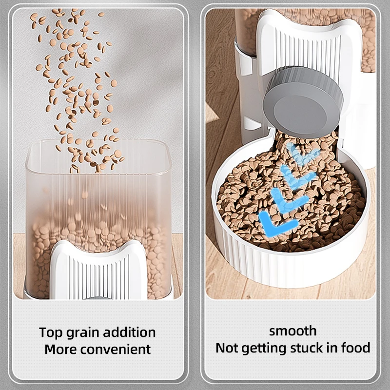 HOOPET Pet Dog Cat Automatic Dispenser Food Water Bottle Cat Bowl Feeding and Drinking Dog Water Pet Feeding Bowl Pet Supplies - Image 3