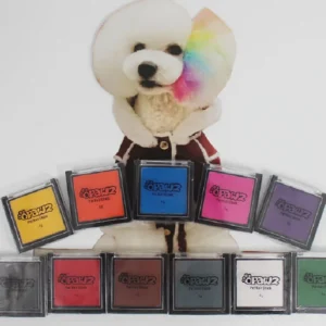 Pet Dye Dog Temporary Dyeing Powder Cat Fast Dye Color Box Pet Blush Dye Powder Cute Styling 4g