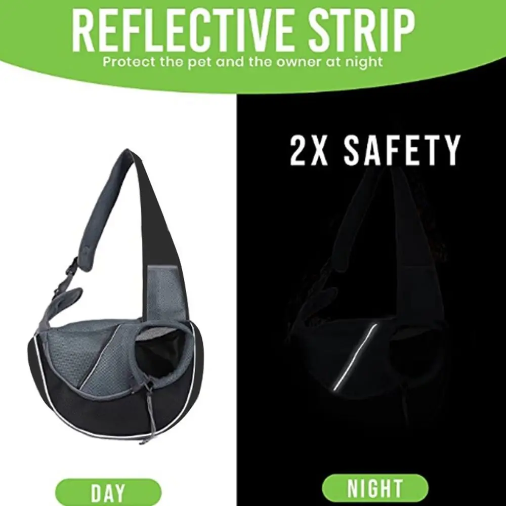 Travel Pets Products Shoulder Crossbody Bag Sling Carrier Bag Pet Strap Shoulder Bag Dog Cat Carrier Bag Pet Carrying Bag - Image 3