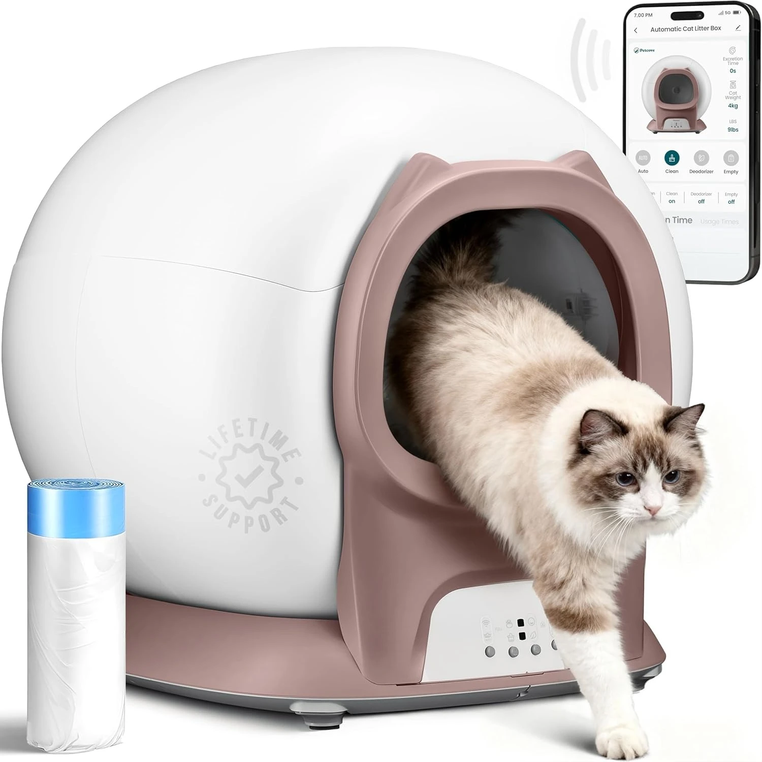 Self Cleaning Litter Box with Auto Safety Sensors for Multiple Cats - Automatic Cat Litter Box Self-Cleaning -, Customized - Image 11