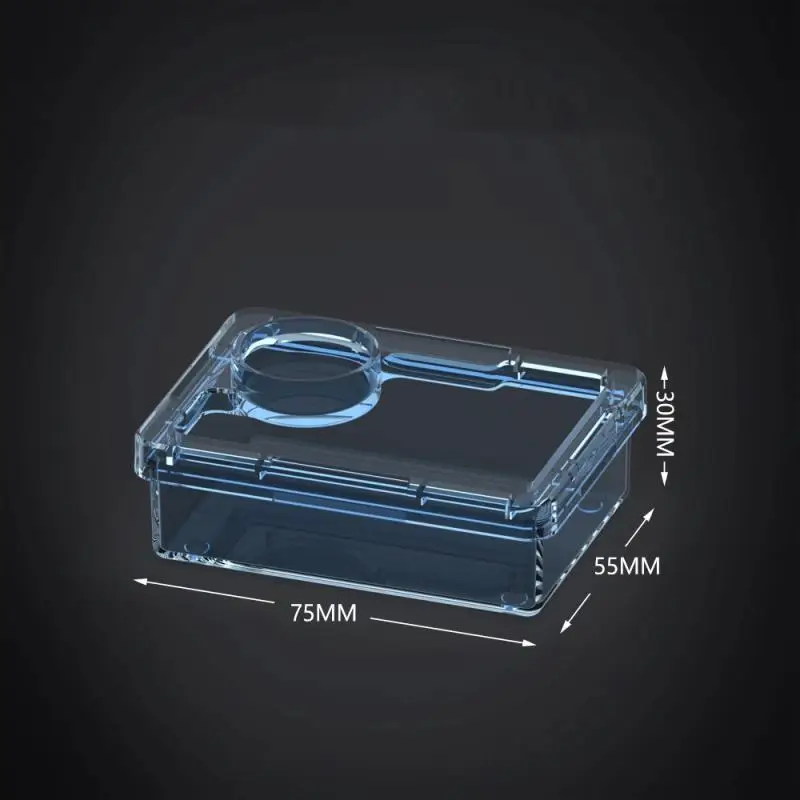 【E】Pet Reptile Lizard Turtle Transparent Feeder Anti-escape Food Bowl Worm Live Container Reptile Pet Bowls Feeder Pet Supplies - Image 8