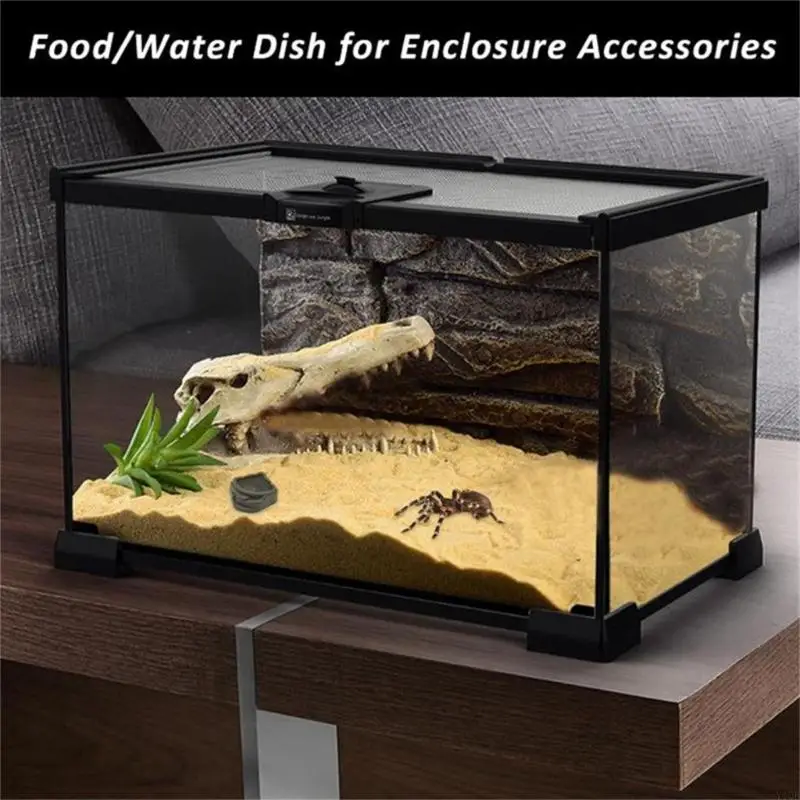 6pack Pet Water Bowls for Invertebrates Like Spiders Easyly Clean Plastic - Image 5