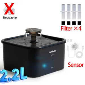 2.2L Automatic Cat Water Fountain Operated Automatic Pet Water Fountain With Motion Sensor Dog Cat Water Dispenser Bowl
