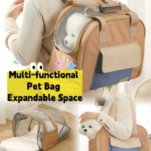 Pet Carrier Multifunctional Pet Bag Cats and Dogs  Comfortable Breathable Shoulder Bag Dog Backpack Puppy Handbag Weight＜4KG