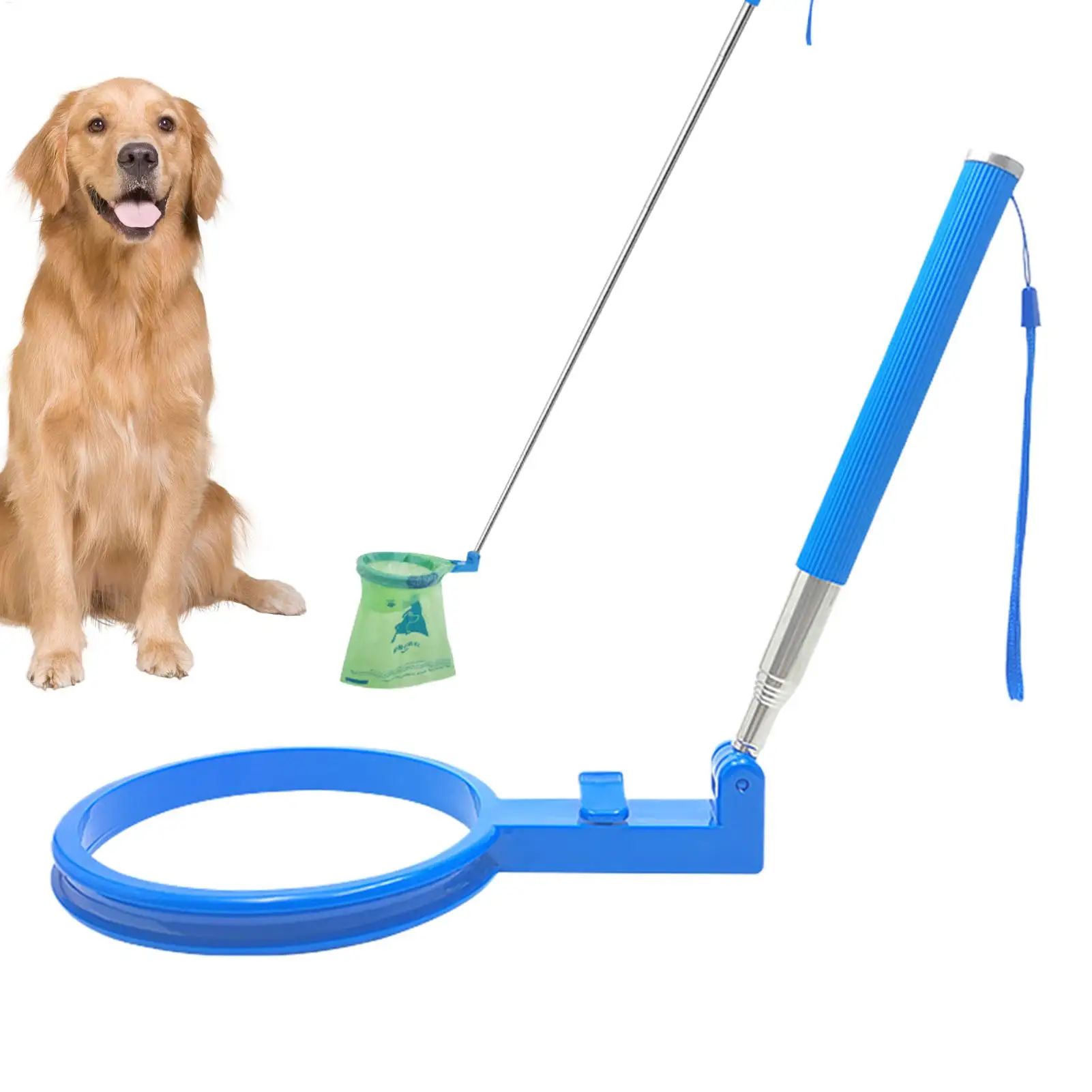 Dog Long Handle Poop Scooper Foldable Dog Scoope Waste Picker Multifunctional Dog Poop Catcher Waste Cleaning Shovel Tools - Image 5