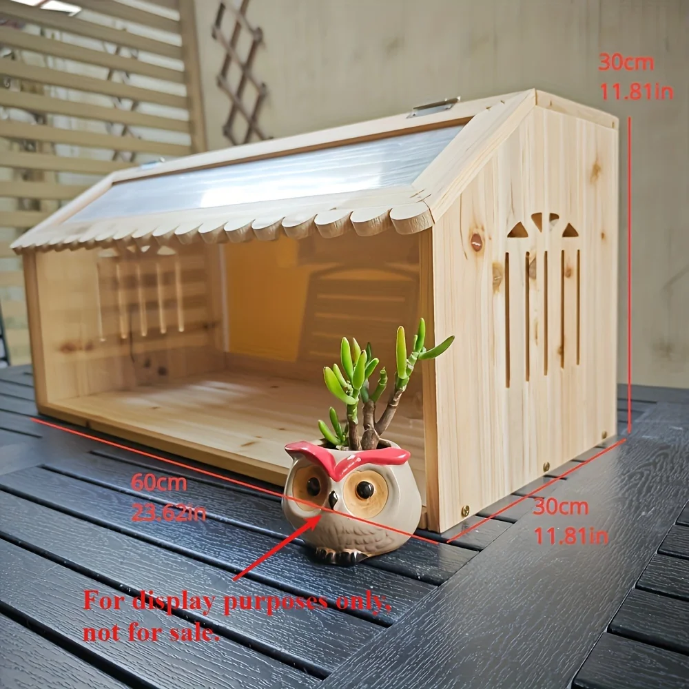 Small Pet Feeding Box Chick Insulation Box Hamster Box Climbing Pet Villa - for Pet Mice Rutin Chickens Reptiles Hedgehogs - Image 8