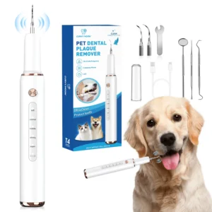 Cat Dog Dental Cleaner For Teeth Tartar Remover Waterproof IPX6 Five Modes Dental Teeth Scaler For Pet Dental Cleaning Equipment