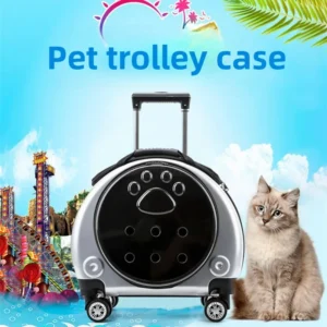 Transparent Cat Bag Multi-purpose Double Shoulder Cat Carrier Large Capacity Backpack for Cats Portable Outdoors Dog Supplies
