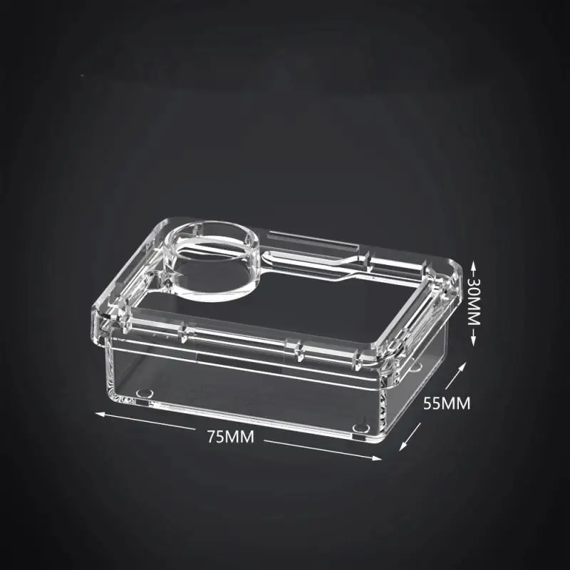 【E】Pet Reptile Lizard Turtle Transparent Feeder Anti-escape Food Bowl Worm Live Container Reptile Pet Bowls Feeder Pet Supplies - Image 7