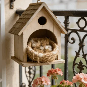 40g Soft Bird Nesting Fiber Jute Blend Natural Cage Bedding for Canaries Goldfinches Javanese Sparrows Parrots to Build Nests