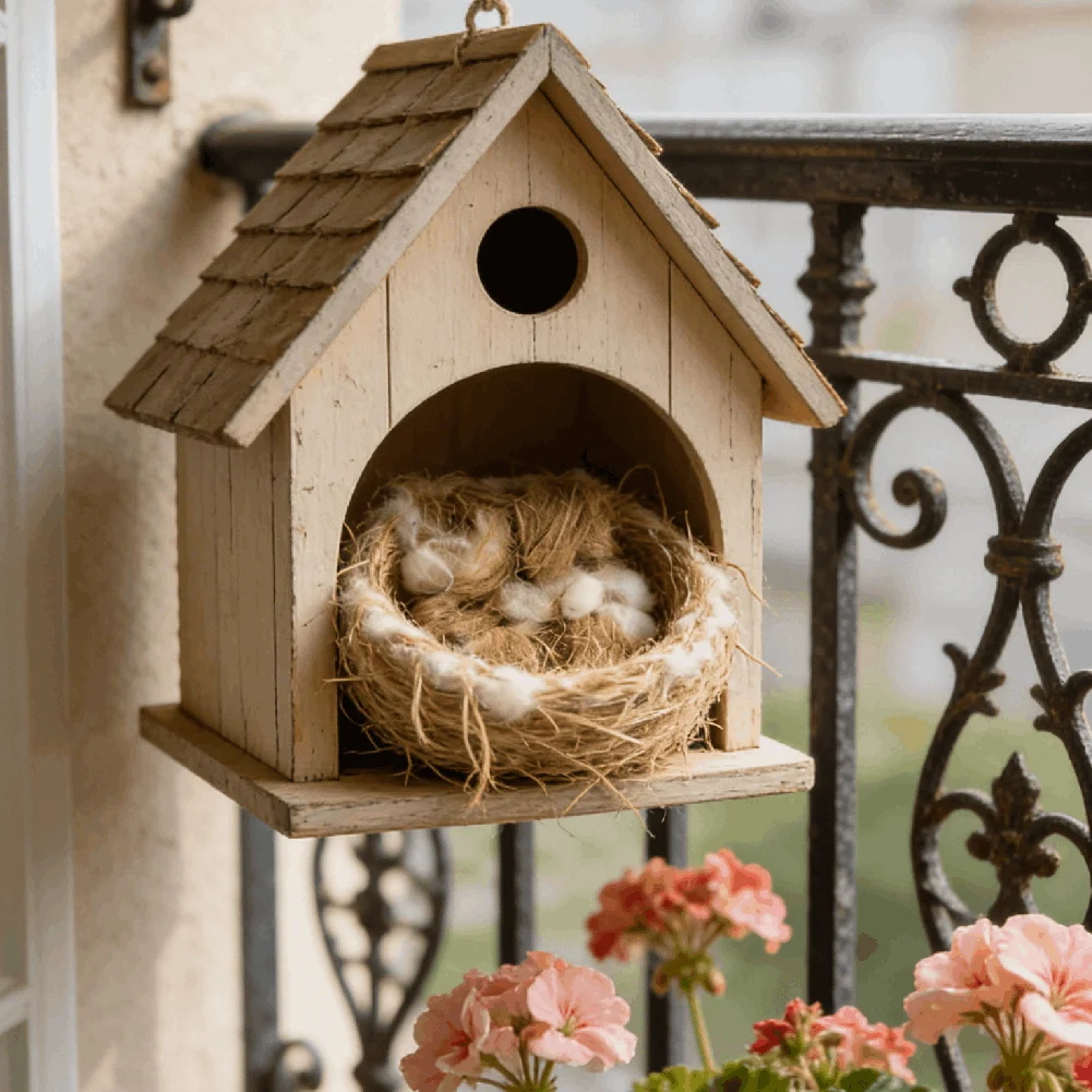 40g Soft Bird Nesting Fiber Jute Blend Natural Cage Bedding for Canaries Goldfinches Javanese Sparrows Parrots to Build Nests