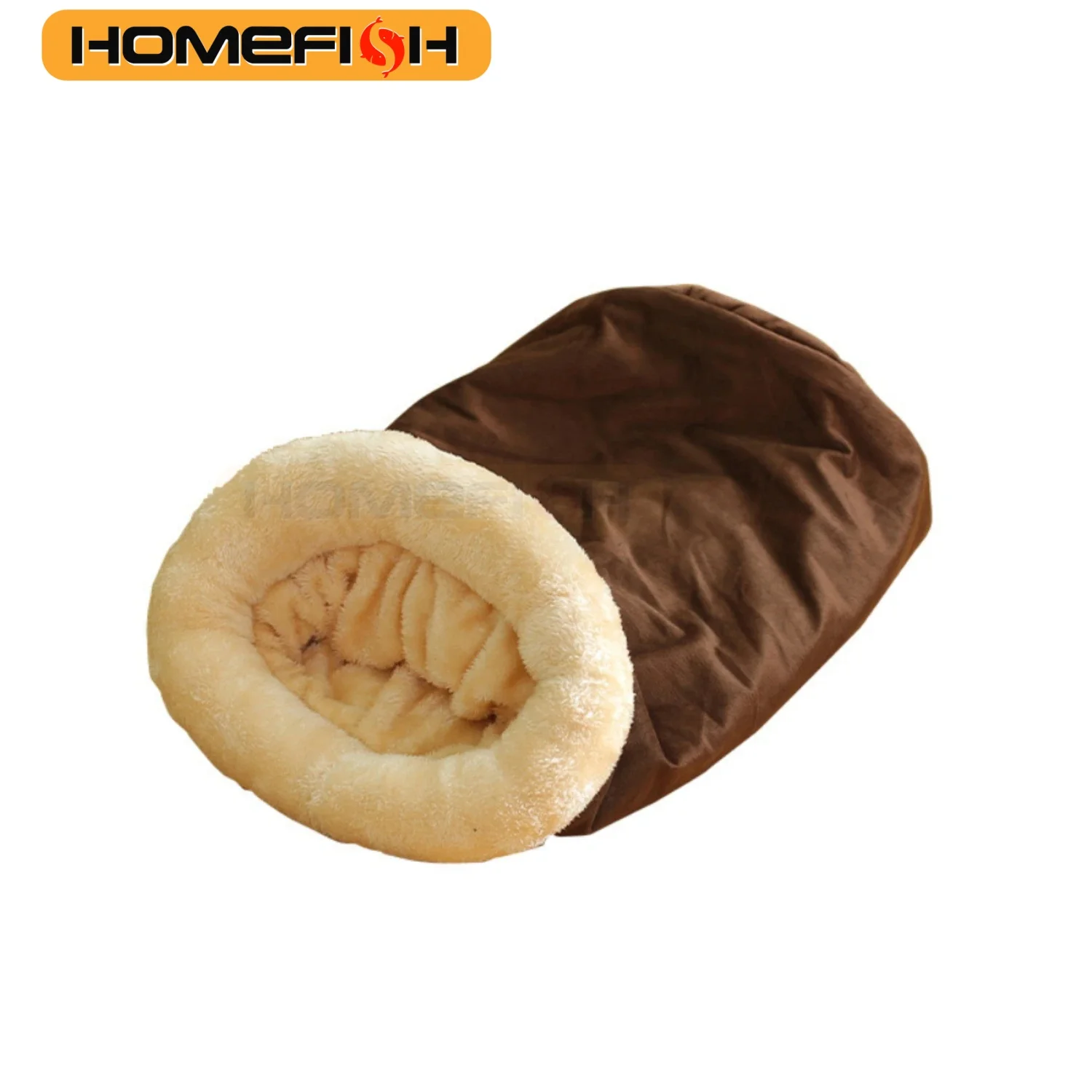 Autumn and Winter Cat Sleeping Bag Semi-enclosed Cat Nest Warm Small and Medium-sized Pet Nest Can Be Disassembled and Washed - Image 6