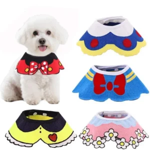 Pet Saliva Towel Lovely Dog Cat Bib Grooming Arc Design Puppy Scarf Pets Dress Up Accessories