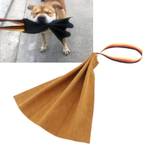 Dog Training Bite Rag Artificial Leather Interactive High Toughness Dog Bite Rag Tug Toy for Large Dogs