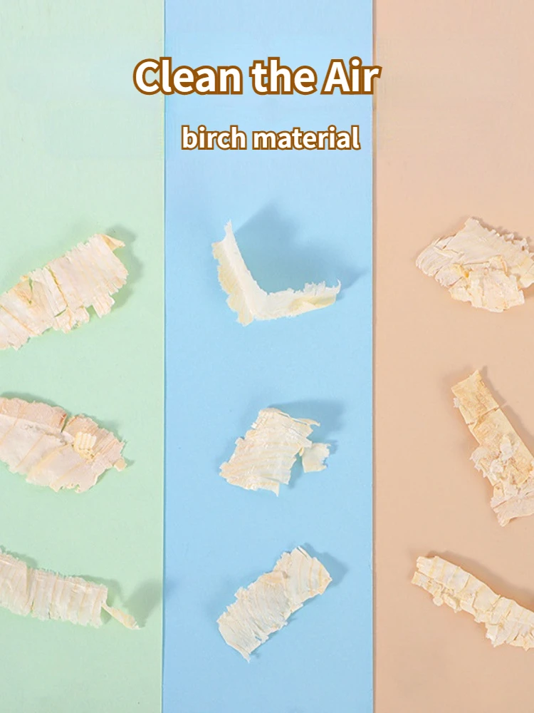 Hamster Sawdust Guinea Pig Bedding 1kg 300g Pet Wood Chips Rabbit Wood Shavings Bedding Padding Safe Hamster Cage Pet Cabin Nest - Image 4