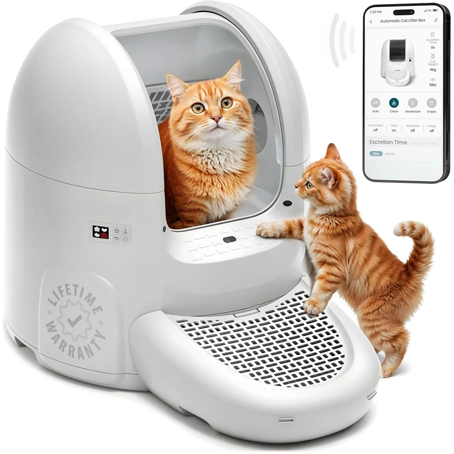 Self Cleaning Litter Box with Auto Safety Sensors for Multiple Cats - Automatic Cat Litter Box Self-Cleaning -, Customized - Image 9