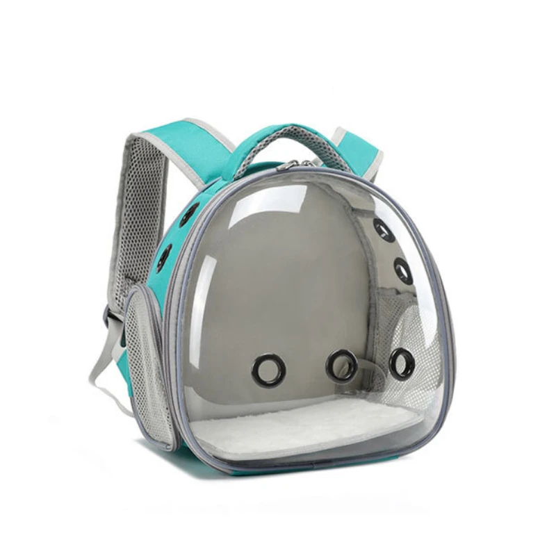Transparent Pet Backpack for Hamsters Small Carrier for Guinea Pigs Sugar Gliders Ferrets Rabbits Convenient Pet Transport - Image 6