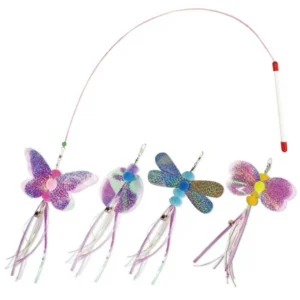 2pcs/3pcs Cat Toy Pompoms Insect Sequins Tassels Replacements