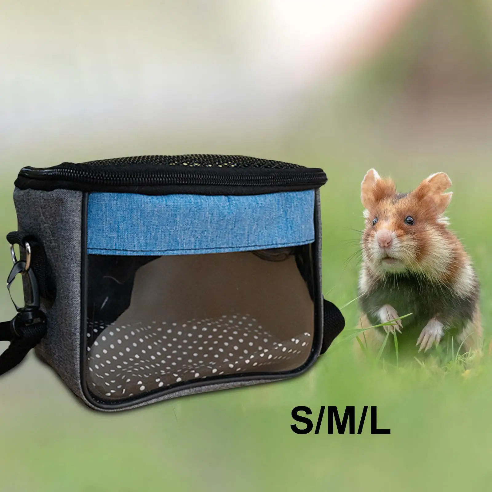 Portable Pets Carrier Bag Hamster Travel Bag Breathable Outgoing Bag Pouch for Rabbit Squirrel Chinchillas Rats Sugar Glider - Image 4