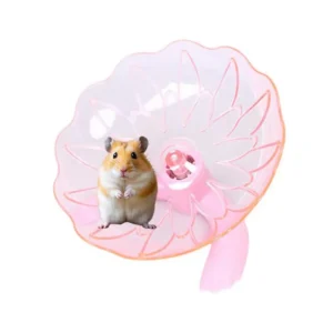 Silent Hamster Wheel Hamster Running Wheels Mice Cage Accessories Stable Transparent Jogging Spinner Pet Enrichment For Ferret