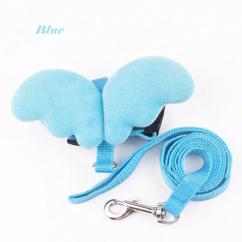 Cute Angel Wing Pet Rabbit Harness and Leash for Cats Rabbits Personalized Rabbit Harnesses Bunny Accessories Hamster Clothes - Image 10