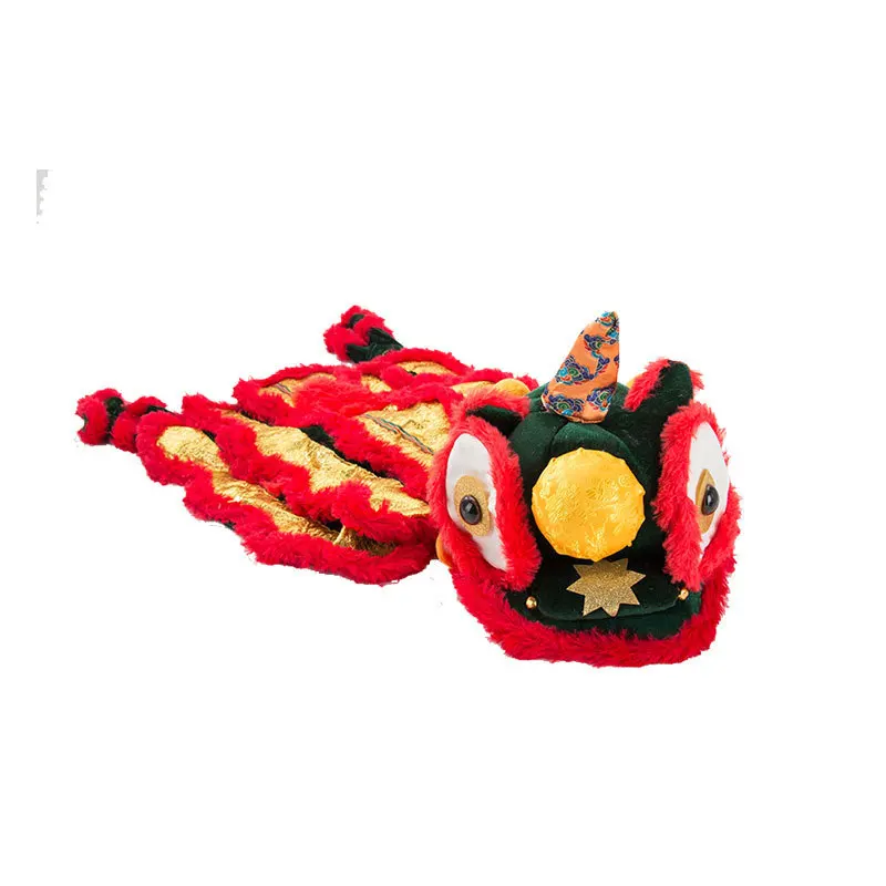 Chinese Style Chinese New Year Visiting Clothing Chinese New Year Lion Dance Pet Clothes Warm Winter Outfits for Cats Dogs - Image 6