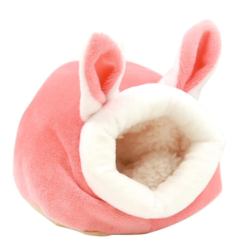Windproof Hamster Nest Hamster House Glider Guinea Pigs Bunny Winter Plushy Nest - Image 9