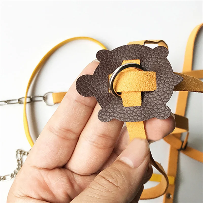 Reptile Harness Leash For Turtle Lizard Soft Deer Skin Velvet Outdoor Training Anti-Lost Walking Lead Pet Accessories - Image 2