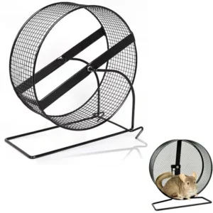 17cm 20cm Hamster Running Wheel with Stand Household Running Jogging Toy Small Pet Hamster Gerbil Small Animal Exercise Playing