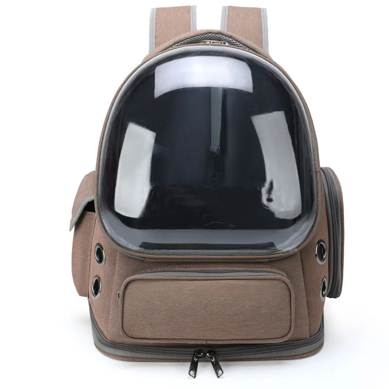 Pet Cat Carrier Bag Outdoor Travel Backpack for Cats Small Dogs Breathable Cat Carrying Bag Pet Supplies Transparent - Image 8