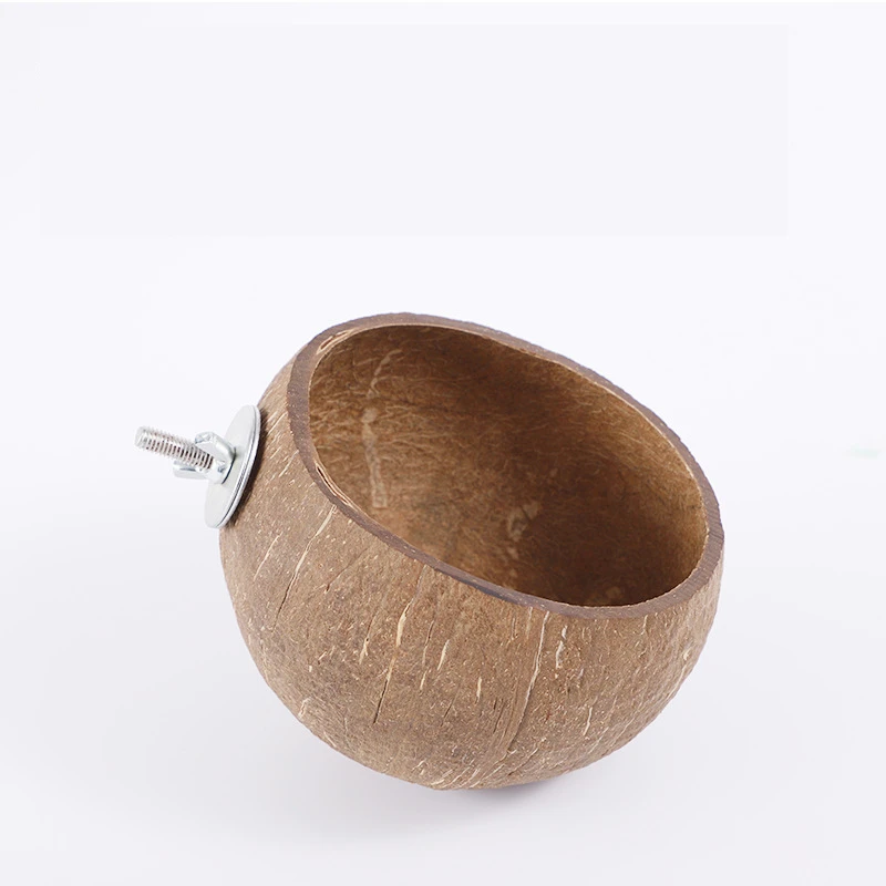 Hamster House Bite-resistant Natural Small Pet Coconut Cages Guinea-pig Hamster Hideout House Toy Wooden House Pet Supplies - Image 7