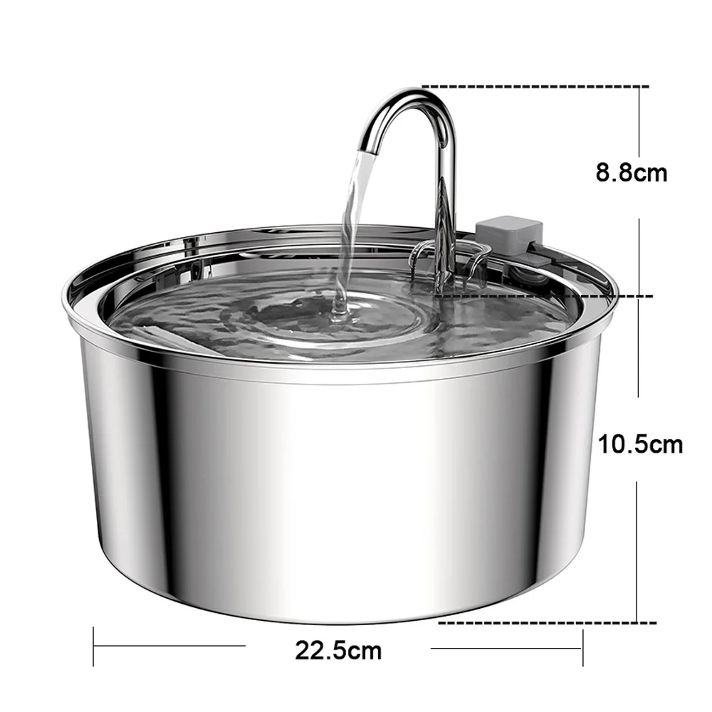 1.3 L Ceramic Cat Water Fountain USB Charging Pet Water Feeders Dogs Automatic Circulating Filtration Flow Water Dispenser - Image 7