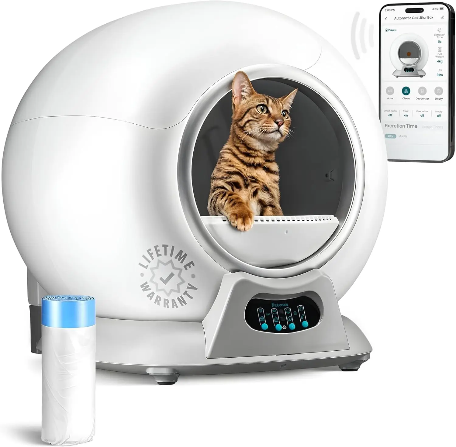 Self Cleaning Litter Box with Auto Safety Sensors for Multiple Cats - Automatic Cat Litter Box Self-Cleaning -, Customized - Image 12