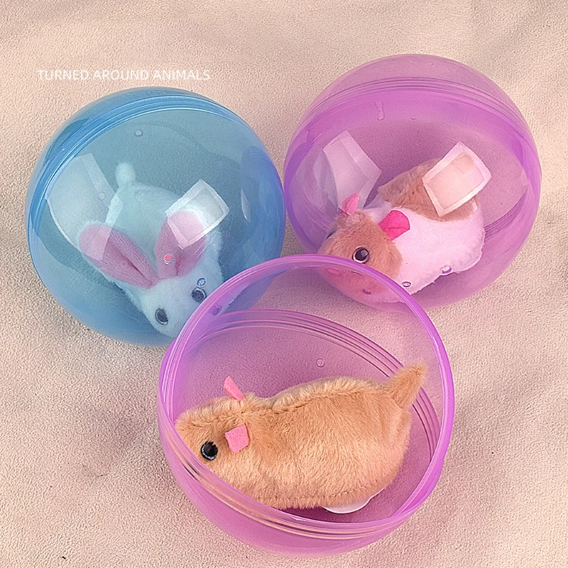 Hamster Balls Electric Toy Plush Hamster Electric Toy Scroll Walk Little Toy Animal for Children Gift Electronic Pet Toy Y5GB - Image 2