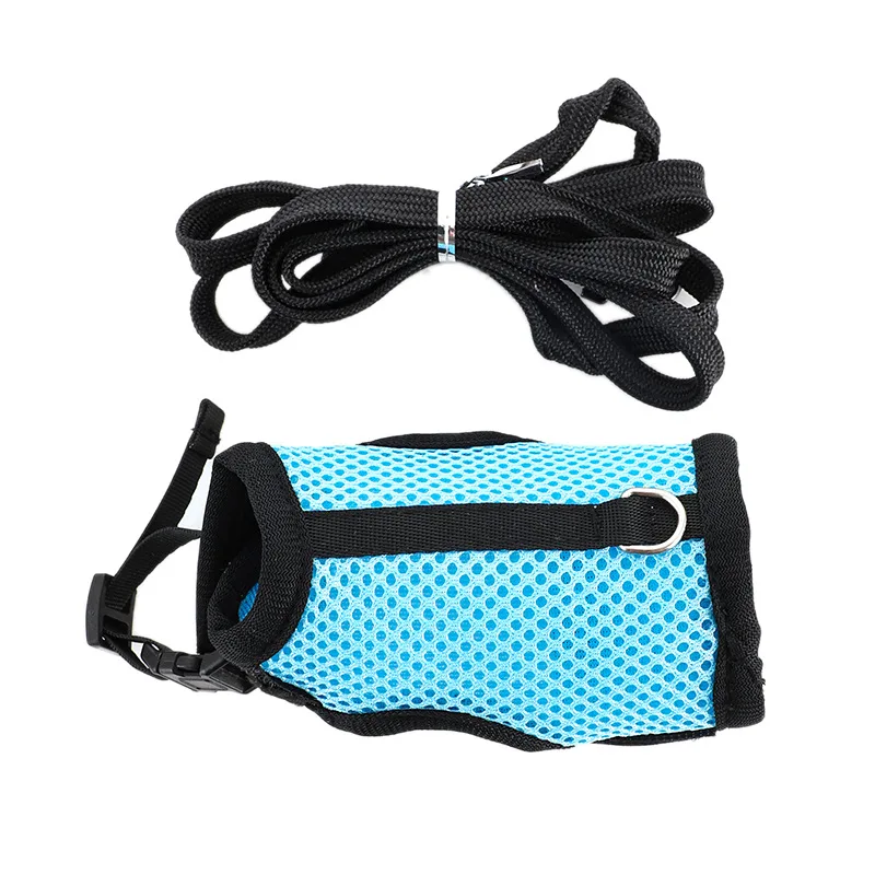Mesh Breathable Ferret Bunny Harness Leash Set for Small Animals Rabbit Hamsters Summer Walking Pet Lead mascotas Accessories - Image 5