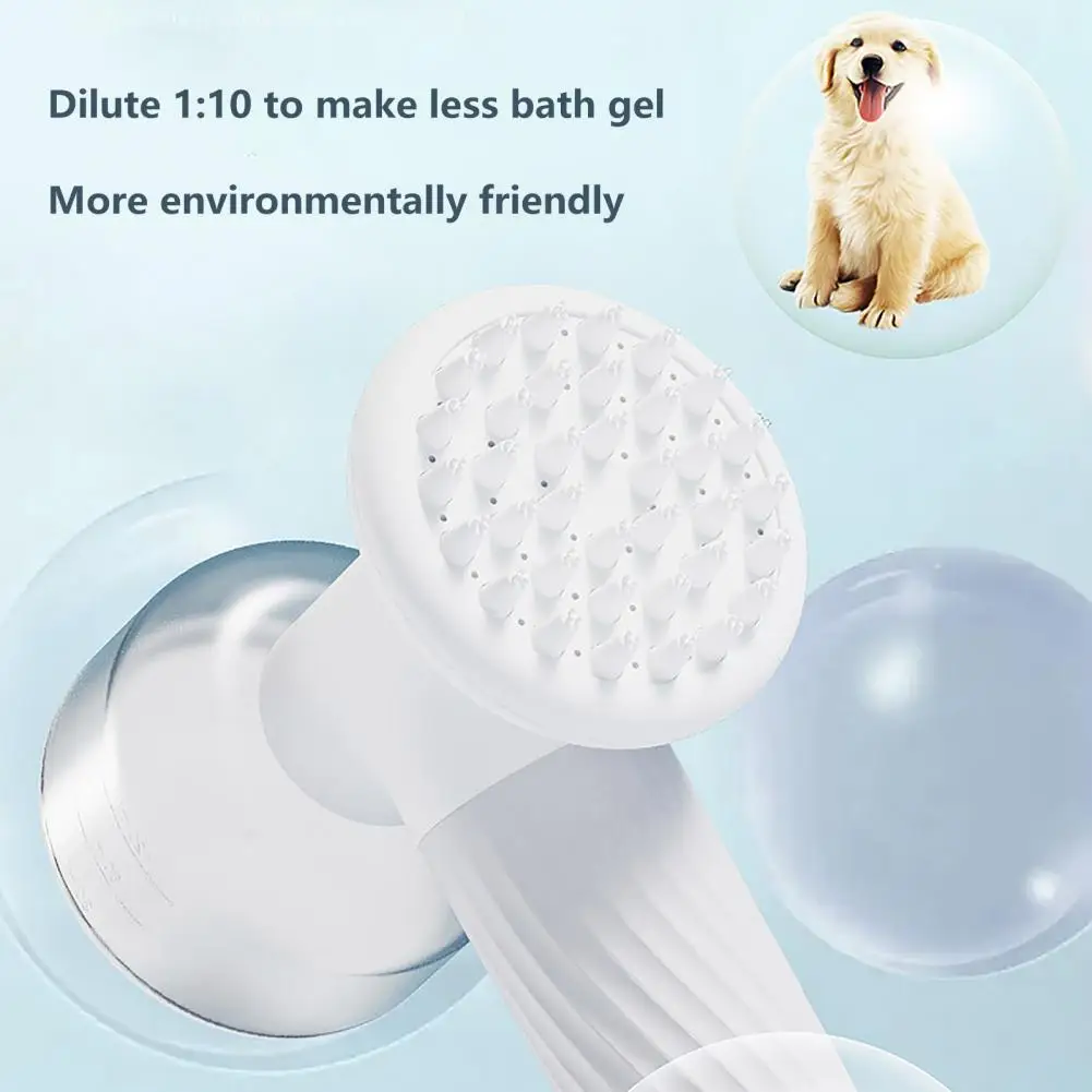Shedding Brush for Pets Silicone Bristle Brush for Dogs Fast Soothing Pet Bathing Experience Automatic Bubble Brush for Dogs - Image 5