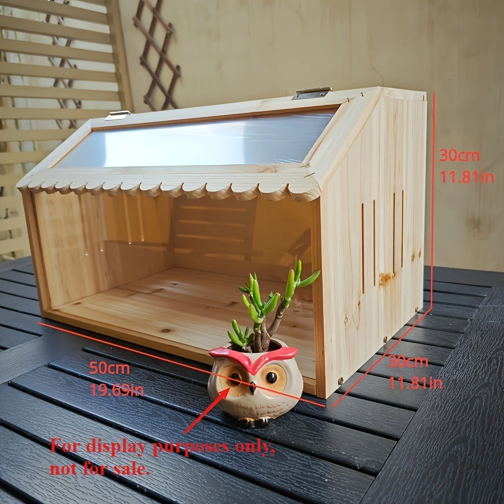 Small Pet Feeding Box Chick Insulation Box Hamster Box Climbing Pet Villa - for Pet Mice Rutin Chickens Reptiles Hedgehogs - Image 9