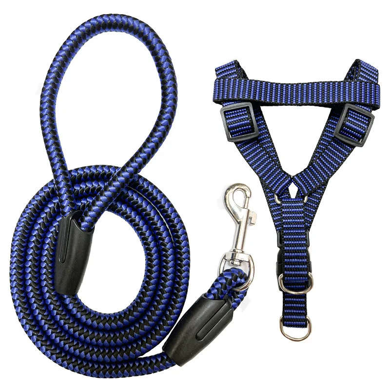 Adjustable Dog Harness Leash Set for Small Medium Dogs, Comfortable Nylon Pet Training Lead - Image 8