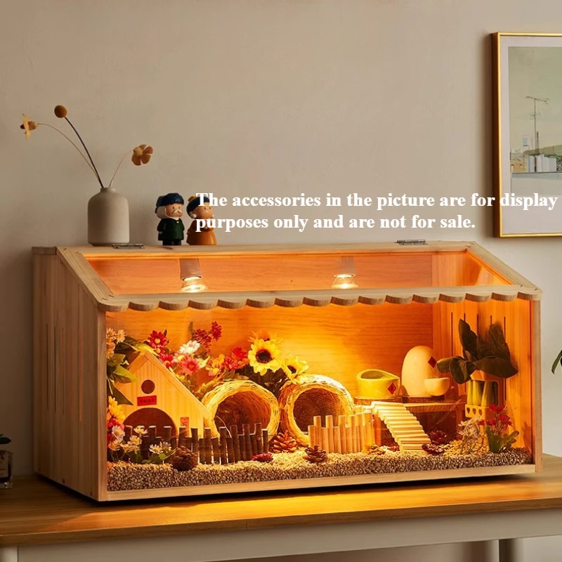 Small Pet Feeding Box Chick Insulation Box Hamster Box Climbing Pet Villa - for Pet Mice Rutin Chickens Reptiles Hedgehogs - Image 6