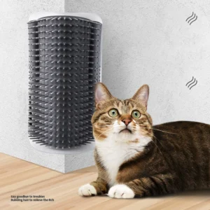 New cats Wall Corner Scratcher Brush Pet Comb Cratch Bristles Arch Massager Self Grooming Accessories