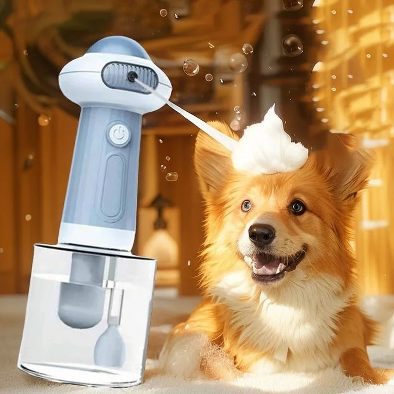 Pet Shower Gel Frother Bubble Machine Dog And Frother Grooming Frother Cat Deeper Cleaning Bath Shampoo Foam Sprayer Pet Supplie