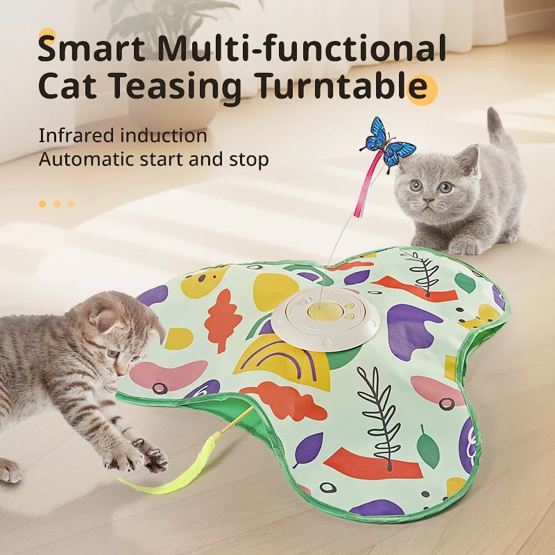 Smart Cat Toys Thermal Sensing Should Start Automatically Electric Cat Hunting Game Cover Rotation Self Fun Relieving Boredom - Image 2