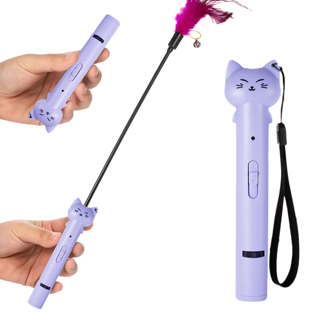 Cat Toys Mini Pointer Green Red Blue Light Dogs Pet Laser Interactive Chase Pen Tease Cat Laser Light Training Flashlight - Image 3