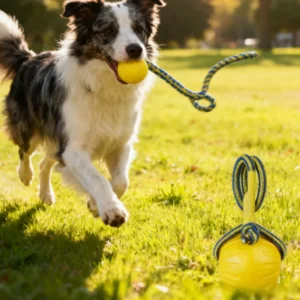 9cm Solid Rubber Ball Pet Dog Training Chew Play Fetch Bite Toy Dog Toys for Small Medium Large Interactive Pet Supply