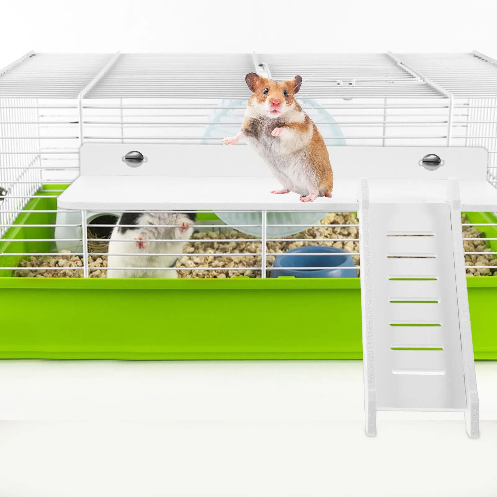 Hamster Cage Platform Strong Bite-Resistant Climbing Board Resting Stand Small Pet Supply Hamsters Gerbils Hedgehogs Accessories - Image 2